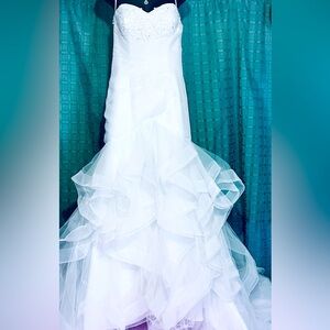 Juliet Mermaid Wedding Dress Size Medium Price Drop!!